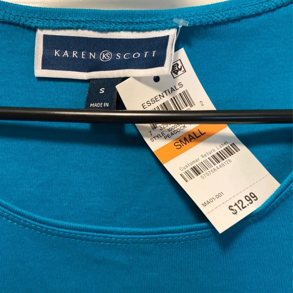 Turquoise shirt